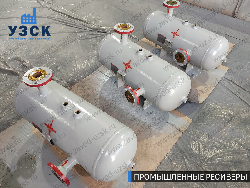 фотография промышленных газовых ресиверов Тамбов